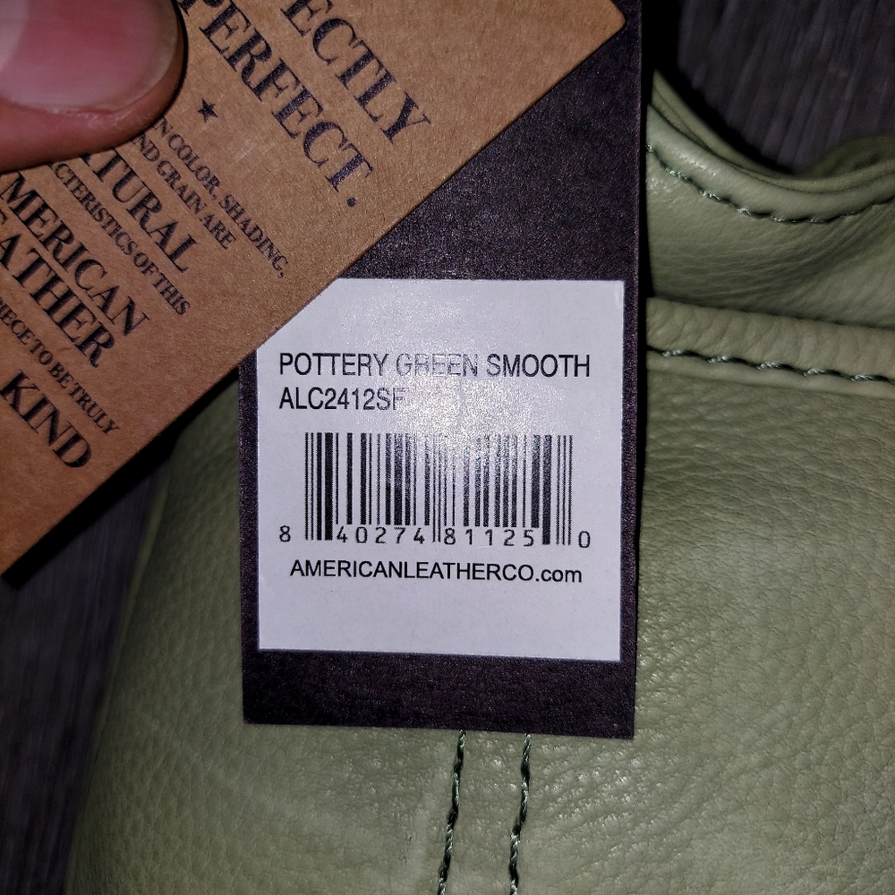 American Leather Company, crossbody, mint color - Picture 1 of 8